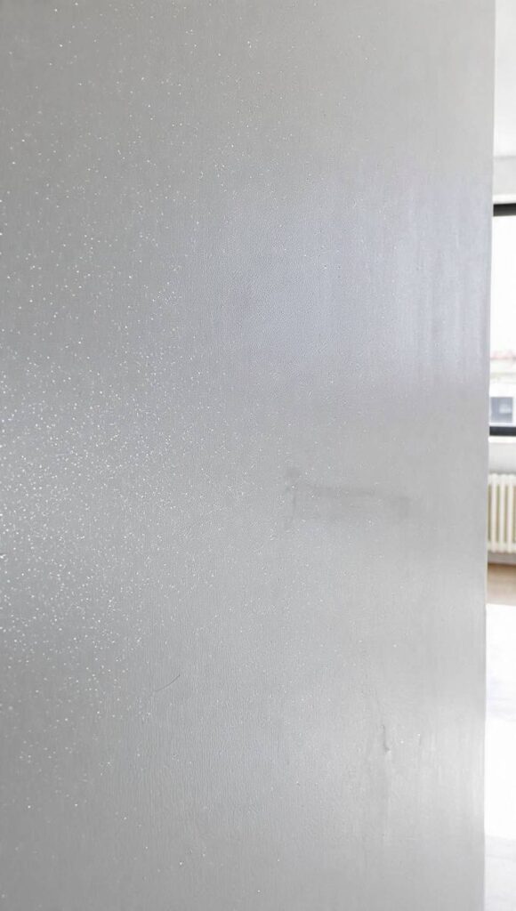 grigio perla parete luminosa micro perlescenza riflettente ammorbidisce volumi