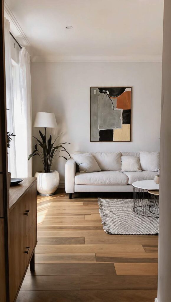 abbinare grigio marrone caldo legno elemento rottura bianco colore
