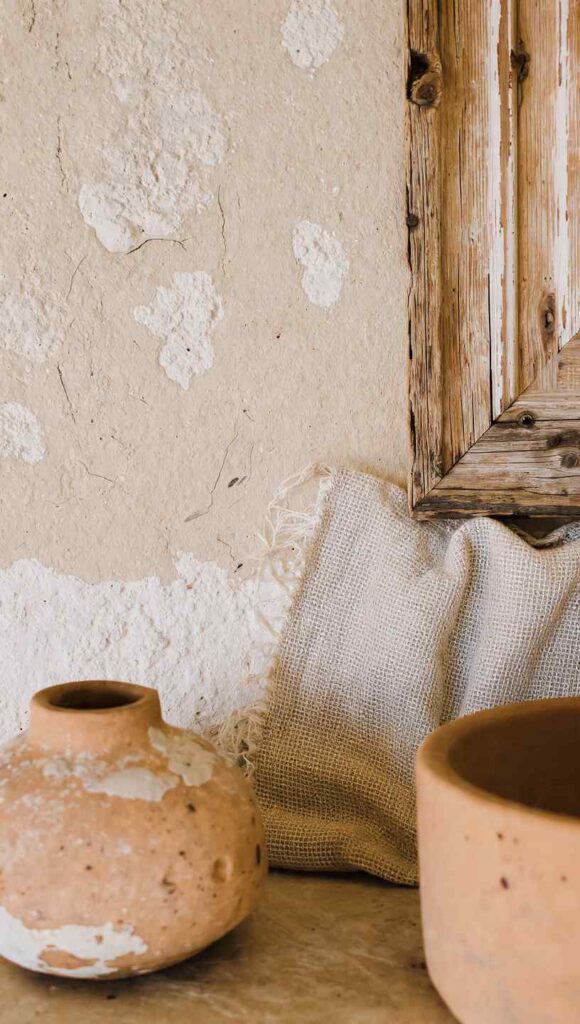 arredare casa stile salentino errore materiali lucidi texture opache calce legno lino terracotta