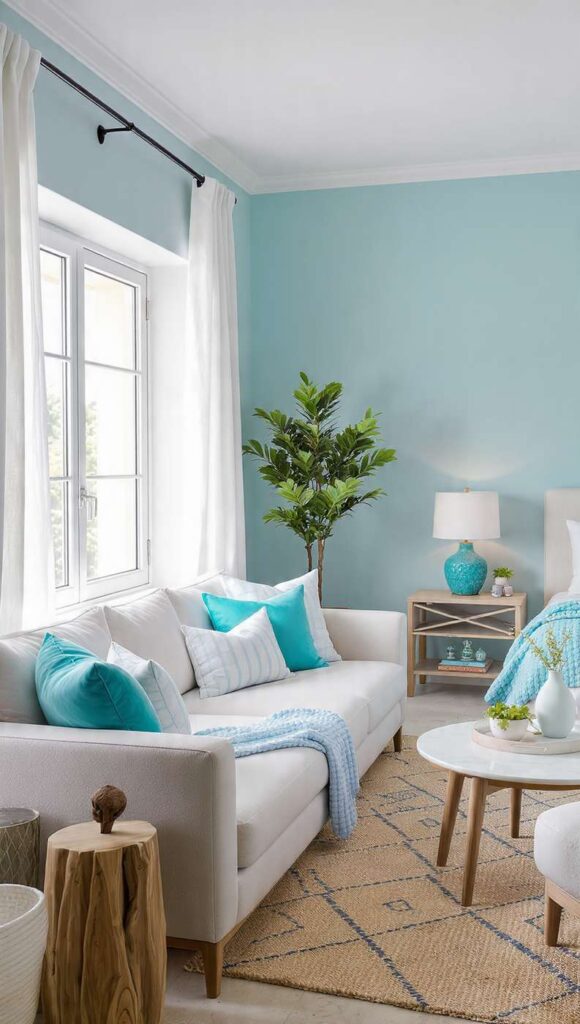 arredamento stile napoletano colori azzurro celeste turchese golfo