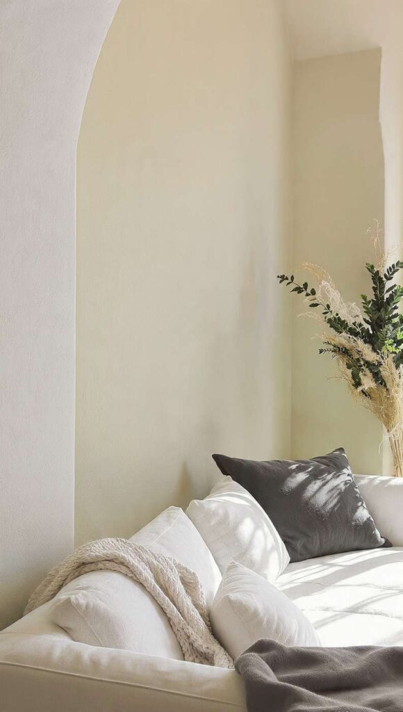 arredamento stile napoletano colori bianco calce avorio grigio fumo