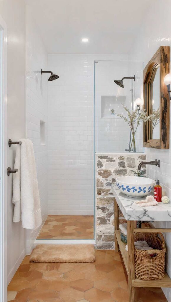 arredamento stile napoletano colori bagno amalfi 2026 cotto ceramica