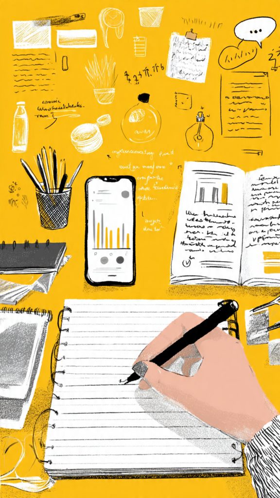 diario anti scroll pratica quotidiana scrivere invece di scrollare