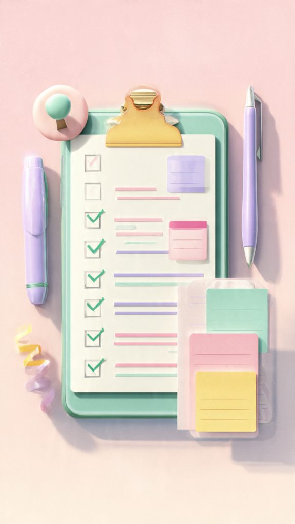 diario anti scroll digitale nota app template