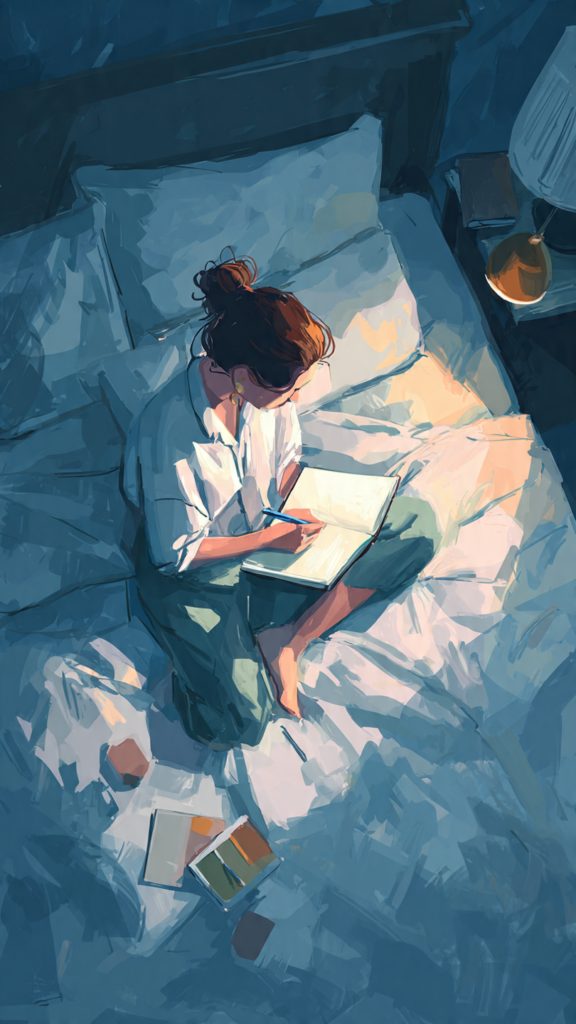 benessere mentale sonno diario anti scroll sera