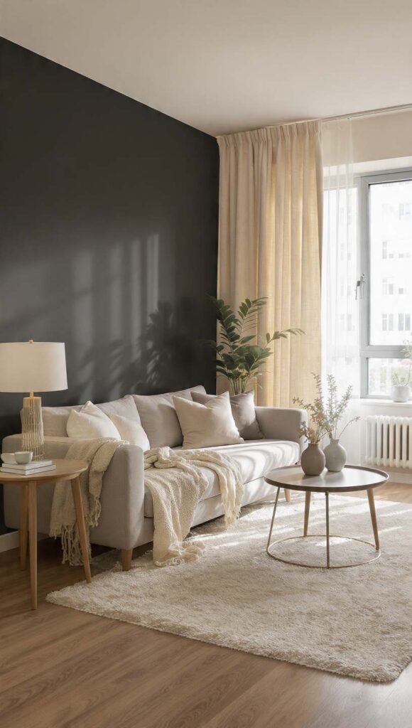 arredare monolocale 30 mq palette neutra avorio sabbia greige