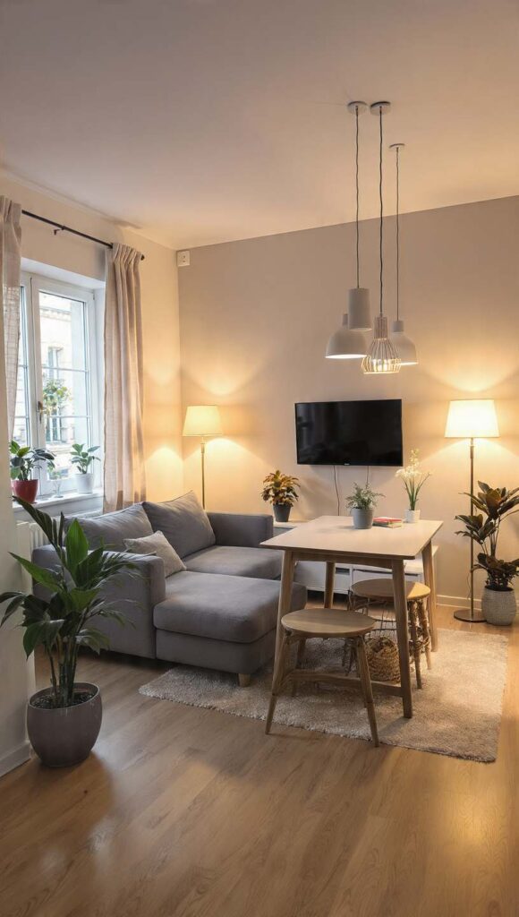 arredare monolocale 30 mq visione insieme layout fluido