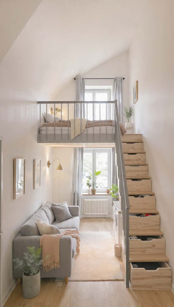 arredare monolocale 30 mq con soppalco