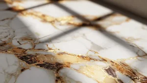 Texture 3D gres porcellanato Calacatta Oro con displacement map per render V-Ray Corona