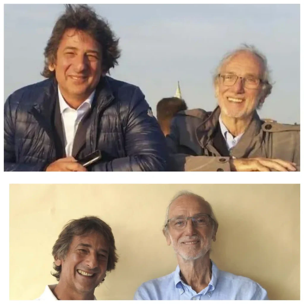 Carlo Piano, figlio di Renzo Piano Carlo Piano, figlio di Renzo Piano, ritratto in due fotografie