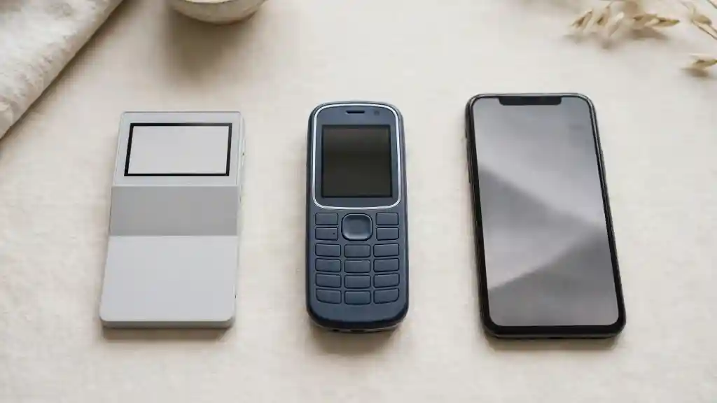 Confronto dumb phone senza WhatsApp Confronto tra dumb phone minimalista, feature phone e smartphone