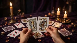 Asso e Cavaliere di Coppe carte napoletane per capire se lui torna