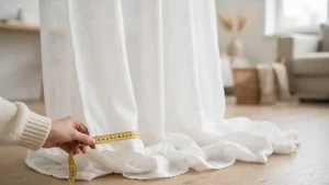 Come accorciare tende IKEA troppo lunghe senza cucire con nastro termoadesivo SY e ferro da stiro