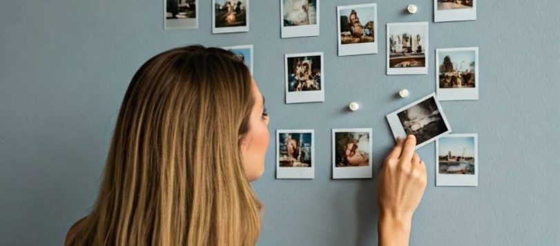 Parete con Polaroid
