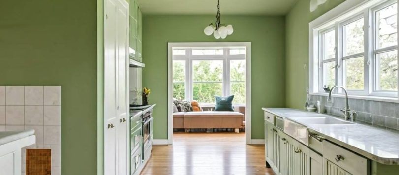 Tonalità di verde per pareti interne