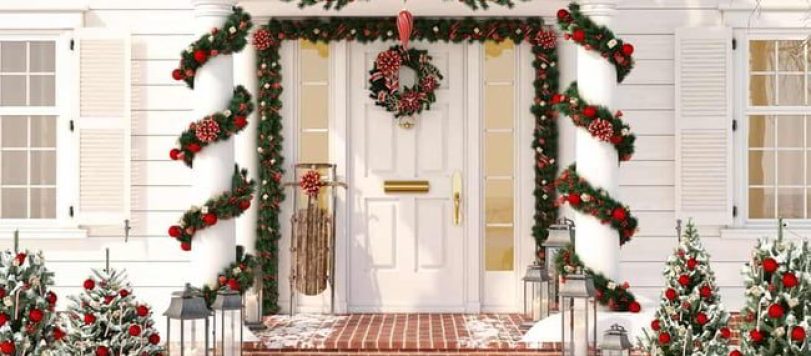 decorazioni natale giardino